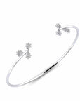 14K White Gold Bracelet With 0.24 Carat White Diamonds