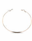 14K Rose Gold Bracelet With 0.24 Carat White Diamonds