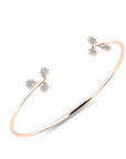 14K Rose Gold Bracelet With 0.24 Carat White Diamonds