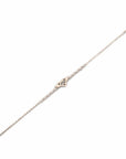 14K Rose Gold Bracelet With 0.15 Carat White Diamonds