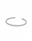 14K White Gold Bracelet With 0.30 Carat White Diamonds