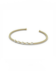 14K Gold Bracelet With 0.30 Carat White Diamonds