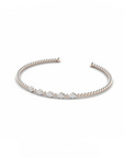 14K Rose Gold Bracelet With 0.30 Carat White Diamonds