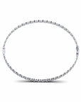 14K White Gold Bracelet With 0.92 Carat White Diamonds