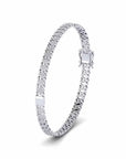 14K White Gold Bracelet With 0.92 Carat White Diamonds