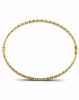 14K Gold Bracelet With 0.92 Carat White Diamonds