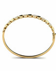 14K Gold  Bracelet With 0.56 Carat White Diamonds