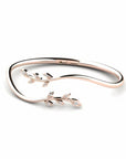 14K Rose Gold  Bracelet With 0.15 Carat White Diamonds