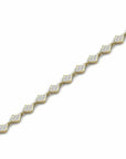 14K Rose Gold  Bracelet With 0.66 Carat White Diamonds