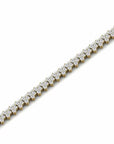 14K Gold Tennis Bracelet With 2.88 Carat White Diamonds