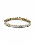 14K Gold Tennis Bracelet With 2.88 Carat White Diamonds