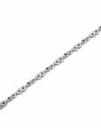 14K White Gold Bracelet With 0.72 Carat White Diamonds