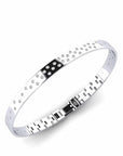 14K White Gold Bracelet With 0.56 Carat White Diamonds