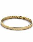 14K Gold Bracelet With 0.56 Carat White Diamonds