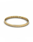 14K Gold Bracelet With 0.56 Carat White Diamonds