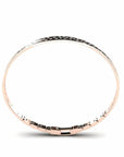 14K Rose Gold Bracelet With 0.56 Carat White Diamonds