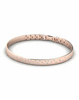 14K Rose Gold Bracelet With 0.56 Carat White Diamonds