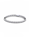 14K White Gold Tennis Bracelet With 0.75 Carat White Diamonds