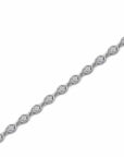 14K White Gold Bracelet With 0.48 Carat White Diamonds