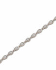 14K Rose Gold Bracelet With 0.48 Carat White Diamonds