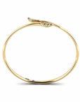 14K Gold Bracelet With 0.13 Carat White Diamonds