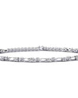 14K White Gold Bracelet With 0.45 Carat White Diamonds