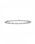 14K White Gold Bracelet With 0.45 Carat White Diamonds