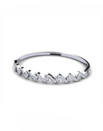 14K White Gold Bracelet With 1.38 Carat White Diamonds