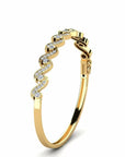 14K Gold Bracelet With 1.38 Carat White Diamonds