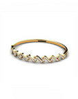 14K Gold Bracelet With 1.38 Carat White Diamonds