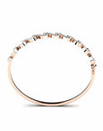 14K Rose Gold Bracelet With 1.38 Carat White Diamonds