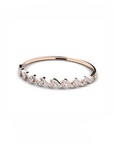 14K Rose Gold Bracelet With 1.38 Carat White Diamonds