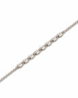 14K Rose Gold Bracelet With 0.12 Carat Stone