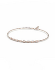 14K Rose Gold Bracelet With 0.12 Carat Stone