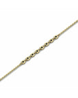 14K Gold Bracelet With 0.12 Carat Stone