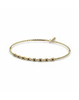 14K Gold Bracelet With 0.12 Carat Stone