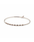 14K Rose Gold Bracelet With 0.12 Carat Stone