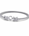 14K White Gold Bracelet With 0.45 Carat White Diamonds