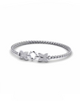 14K White Gold Bracelet With 0.45 Carat White Diamonds