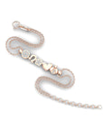 14K Rose Gold Bracelet With 0.10 Carat Stone