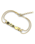 14K Yellow Gold Bracelet With 0.10 Carat Stone