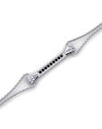 14K White Gold Bracelet With 0.07 Carat Stone