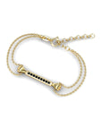 14K Yellow Gold Bracelet With 0.07 Carat Stone