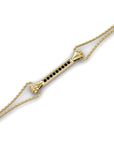 14K Yellow Gold Bracelet With 0.07 Carat Stone