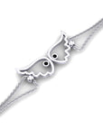 14K White Gold Bracelet With 0.02 Carat Stone