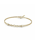 14K Yellow Gold Bracelet With 0.03 Carat Stone