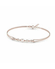 14K Rose Gold Bracelet With 0.03 Carat Stone