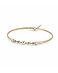 14K Yellow Gold Bracelet With 0.03 Carat Stone