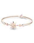 14K Rose Gold Bracelet With 0.05 Carat Stone