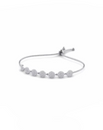 14K White Gold Bracelet With 0.84 Carat White Diamonds